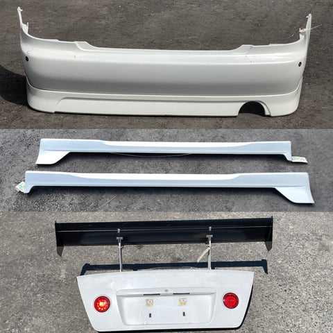 JDM 2001-2005 Toyota Altezza Lexus IS300 Trunk & Wing + Side Skirts + Rear Bumper & Lip