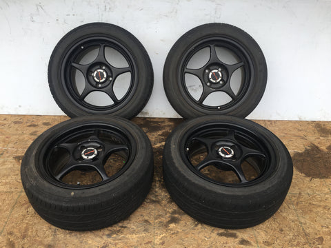 MAZDA MIATA RACING RIMS 195/50/15 4X100