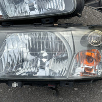 JDM Subaru Forester STi XT OEM HID Headlights Lamps LH RH SG5 2003-2005