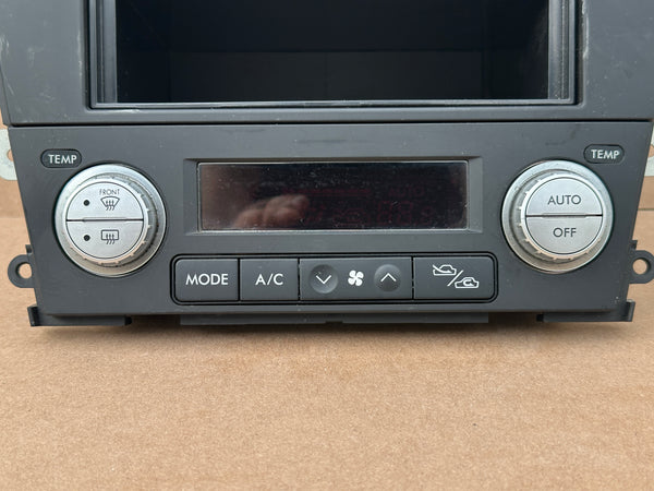 JDM Subaru Legacy 2005-2009 Outback Climate Control Din Dual Double Bezel Hazard