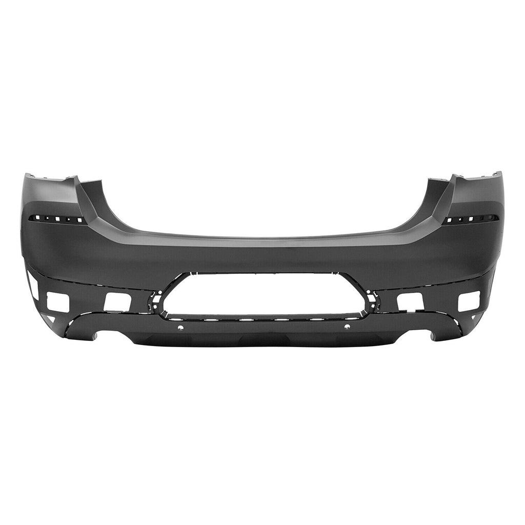 BUMPER RR PRIMED PTM W/2 PARK ASSIST SENSOR W/O REVERSE CAMERA/M-PKG