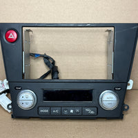 JDM Subaru Legacy 2005-2009 Outback Climate Control Din Dual Double Bezel Hazard