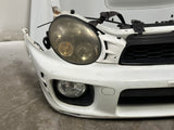 JDM Subaru Impreza WRX STi V7 Bumper Headlights Fenders Hood Bumper 2002-2003 Front End Conversion