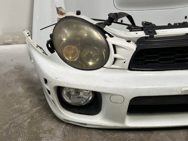 JDM Subaru Impreza WRX STi V7 Bumper Headlights Fenders Hood Bumper 2002-2003 Front End Conversion