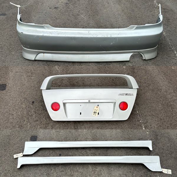 JDM 2001-2005 Toyota Altezza Lexus IS300 Side Skirts + Rear Bumper & Lip + Trunk with Spoiler | Rear Bumper + Trunk + Sideskirts | Altezza Rear Bumper, Altezza Sideskirts, Altezza Trunk, freeshipping, Is300 Rear Bumper, Is300 Rear Lip, Is300 Sideskirts, Is300 Trunk, Jdm Altezza Parts, Toyota Altezza Parts | 2912