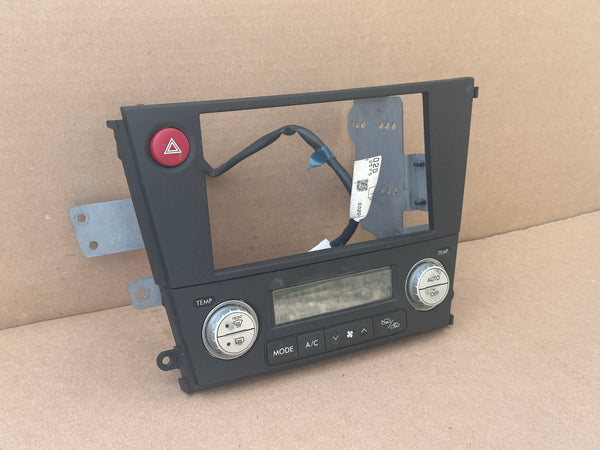 JDM Subaru Legacy 2005-2009 Outback Climate Control Din Dual Double Bezel Hazard