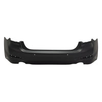 BUMPER RR PRIMED W/O PARK ASSIST/TRIM LINES W/PARK DISTANCE(FOR 530 SERIES W/O M-PKG) CAPA