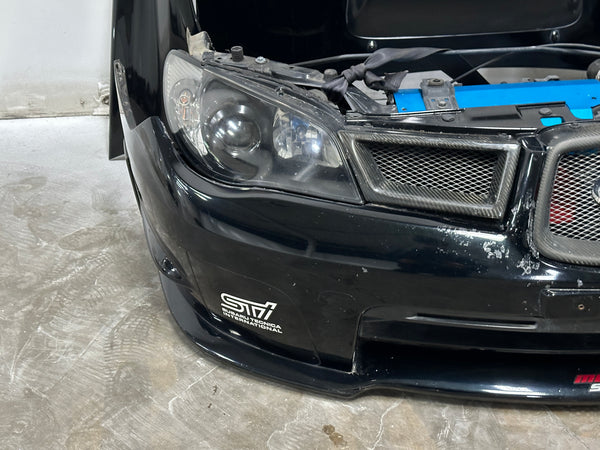 JDM Subaru Impreza WRX STi Bumper HID Headlights Grille Fenders Hood 2006-2007