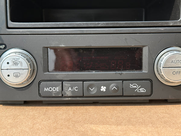 JDM Subaru Legacy 2005-2009 Outback Climate Control Din Dual Double Bezel Hazard