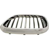 GRILLE LH CHROME W/9 BARS W/O M-PKG/NIGHT VISION W/ LUXURYPKG