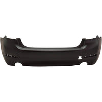 BUMPER RR PRIMED W/O PARK ASSIST/TRIM LINES(FOR 530 SERIES W/O M-PKG) CAPA