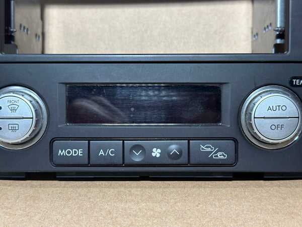 JDM Subaru Legacy 2005-2009 Outback Climate Control Din Dual Double Bezel Hazard