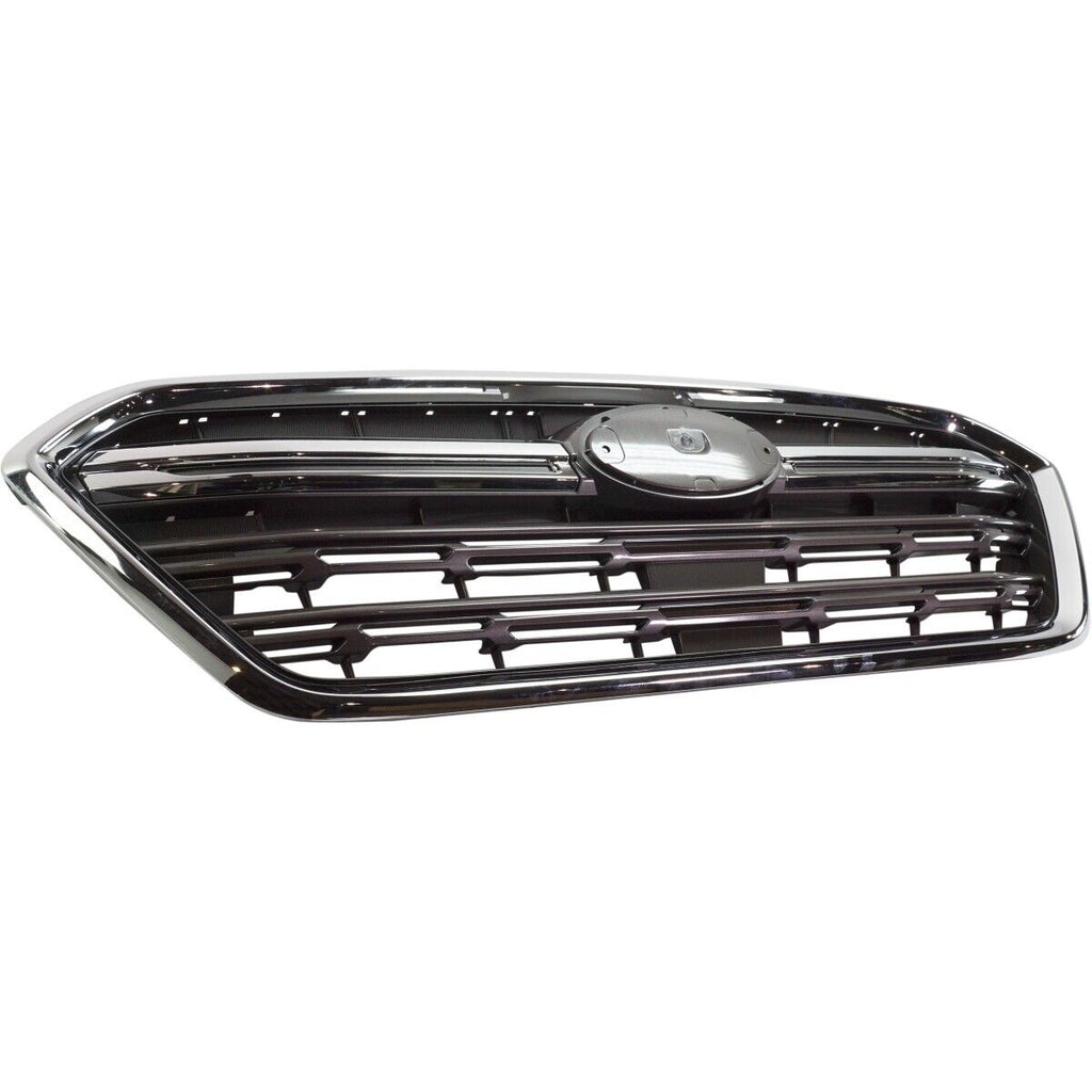 GRILLE DARK GRAY W/CHROME MOULDING/FRAME