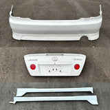 JDM 2001-2005 Toyota Altezza Lexus IS300 Side Skirts + Rear Bumper & Lip + Trunk with Spoiler | Rear Bumper + Trunk + Sideskirts | Altezza Rear Bumper, Altezza Sideskirts, Altezza Trunk, freeshipping, Is300 Rear Bumper, Is300 Rear Lip, Is300 Sideskirts, Is300 Trunk, Jdm Altezza Parts, Toyota Altezza Parts | 2915