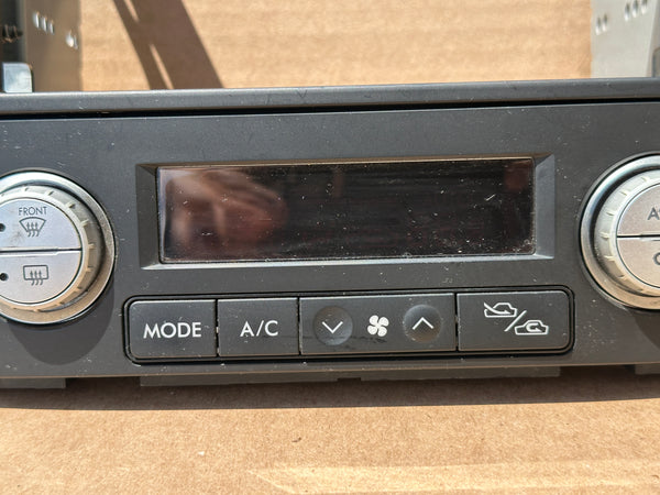 JDM Subaru Legacy 2005-2009 Outback Climate Control Din Dual Double Bezel Hazard