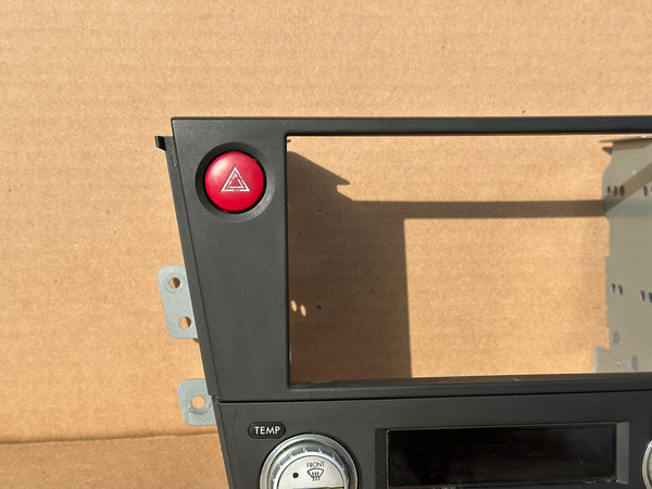 JDM Subaru Legacy 2005-2009 Outback Climate Control Din Dual Double Bezel Hazard