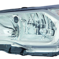 HEAD LAMP RH HALOGEN 2.5L CHROME BEZEL HQ