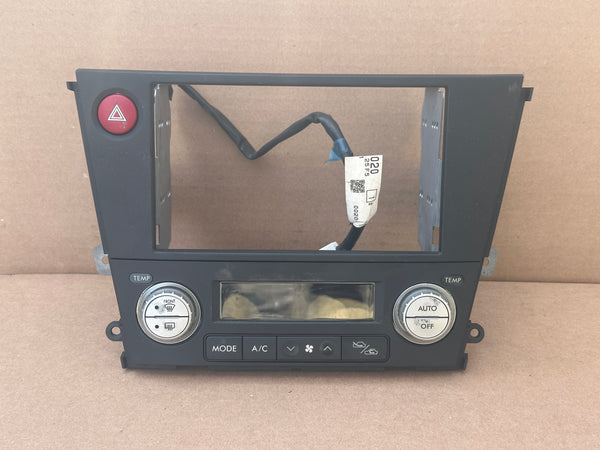 JDM Subaru Legacy 2005-2009 Outback Climate Control Din Dual Double Bezel Hazard