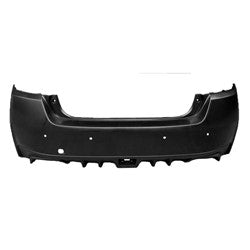 BUMPER RR PRIMED W/TEXTURED LOWER W/SENSOR