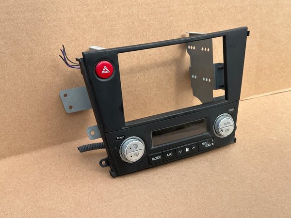 JDM Subaru Legacy 2005-2009 Outback Climate Control Din Dual Double Bezel Hazard