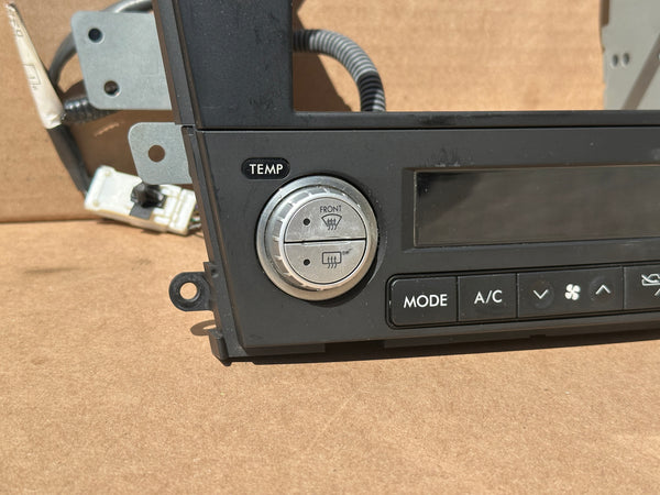JDM Subaru Legacy 2005-2009 Outback Climate Control Din Dual Double Bezel Hazard