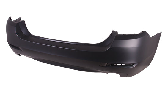 BUMPER RR PRIMED 535 SDN W/O M PKG/MODERN LINE/SENSOR HOLE