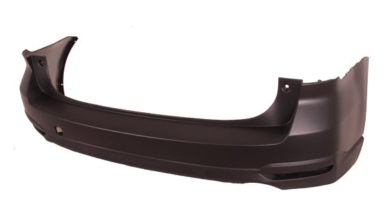 BUMPER RR UPPER PRIMED LOWER TEXTURED W/O SENSORS CAPA