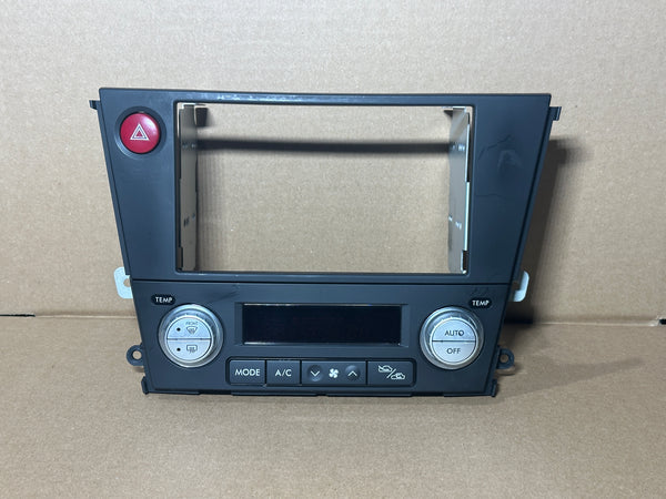 JDM Subaru Legacy 2005-2009 Outback Climate Control Din Dual Double Bezel Hazard | Dashboard | dashboard, double din, freeshipping, legacy double climate control | 2876