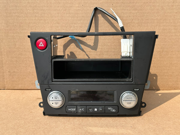 JDM Subaru Legacy 2005-2009 Outback Climate Control Din Dual Double Bezel Hazard