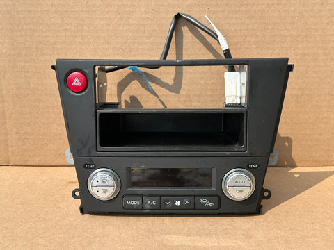 JDM Subaru Legacy 2005-2009 Outback Climate Control Din Dual Double Bezel Hazard