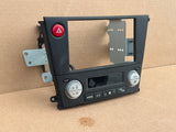 JDM Subaru Legacy 2005-2009 Outback Climate Control Din Dual Double Bezel Hazard