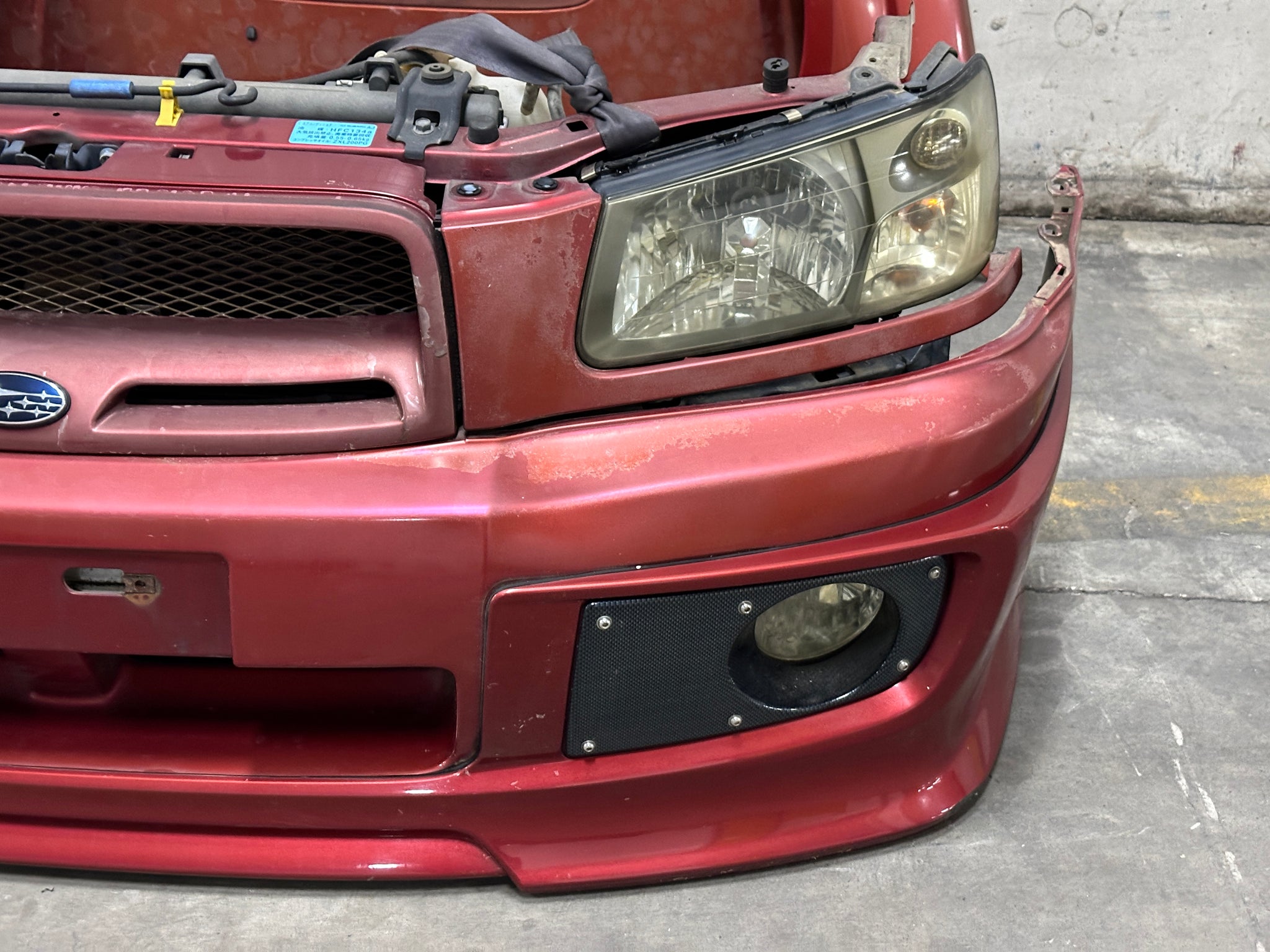 Front Fogs Rally 2957 | JDM Subaru Forester Cross Sport Front End Conversion Bumper Lip ...