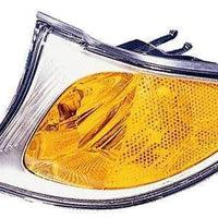 SIDE MARKER LAMP LH AMBER W/CHROME BEZEL HQ