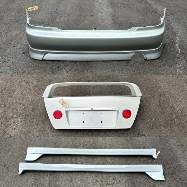 JDM 2001-2005 Toyota Altezza Lexus IS300 Side Skirts + Rear Bumper & Lip + Trunk with Spoiler | Rear Bumper + Trunk + Sideskirts | Altezza Rear Bumper, Altezza Sideskirts, Altezza Trunk, freeshipping, Is300 Rear Bumper, Is300 Rear Lip, Is300 Sideskirts, Is300 Trunk, Jdm Altezza Parts, Toyota Altezza Parts | 2913