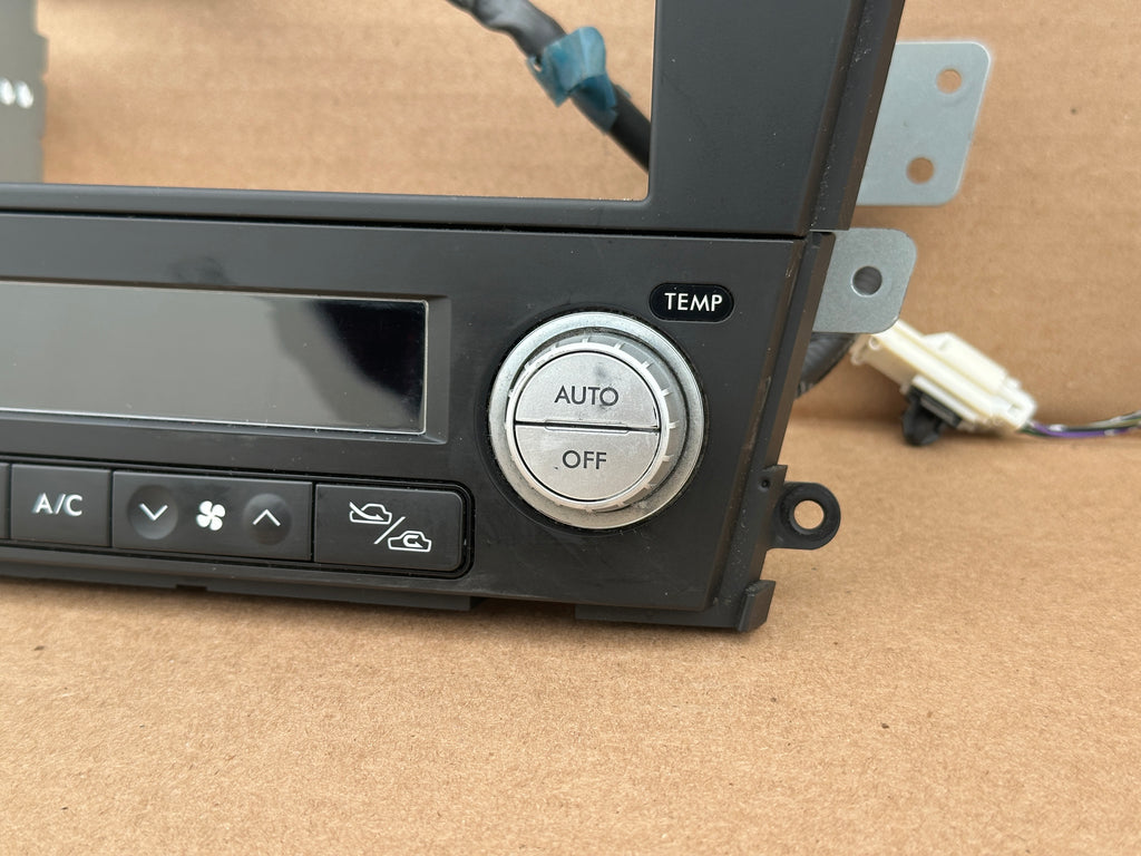 JDM Subaru Legacy 2005-2009 Outback Climate Control Din Dual Double Bezel Hazard