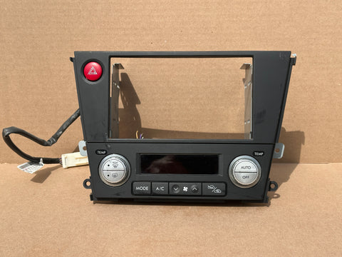 JDM Subaru Legacy 2005-2009 Outback Climate Control Din Dual Double Bezel Hazard