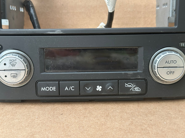 JDM Subaru Legacy 2005-2009 Outback Climate Control Din Dual Double Bezel Hazard
