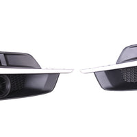 FOG LAMP COVER FR LH W/PAINTED SILVER MOULDING