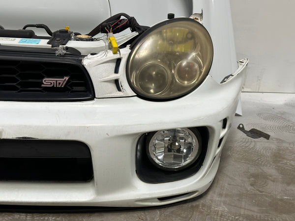 JDM Subaru Impreza WRX STi V7 Bumper Headlights Fenders Hood Bumper 2002-2003 Front End Conversion