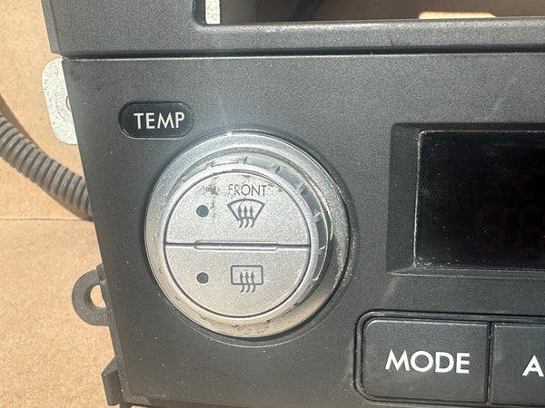 JDM Subaru Legacy 2005-2009 Outback Climate Control Din Dual Double Bezel Hazard