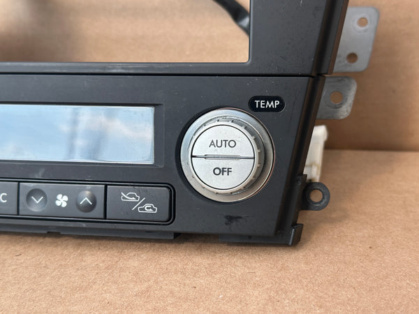 JDM Subaru Legacy 2005-2009 Outback Climate Control Din Dual Double Bezel Hazard