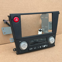 JDM Subaru Legacy 2005-2009 Outback Climate Control Din Dual Double Bezel Hazard
