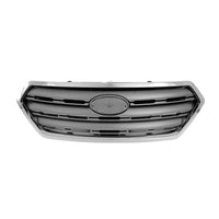 GRILLE PAINTED SILVER GRAY W/CHROME MOULDING