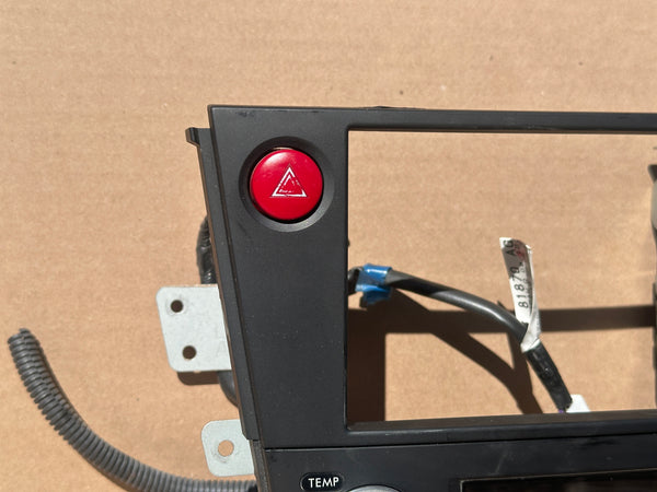 JDM Subaru Legacy 2005-2009 Outback Climate Control Din Dual Double Bezel Hazard