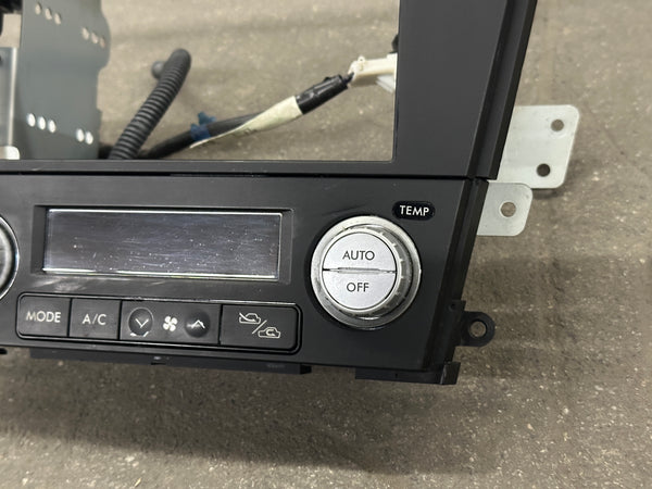 JDM Subaru Legacy 2005-2009 Outback Climate Control Din Dual Double Bezel Hazard