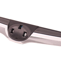 GRILLE UPPER MATTE-BLACK W/CHROME MLDG 2.5L (HOOD MOUNTED)