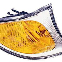 SIDE MARKER LAMP RH AMBER W/CHROME BEZEL HQ