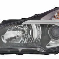 HEAD LAMP LH W/BLACK BEZEL CAPA