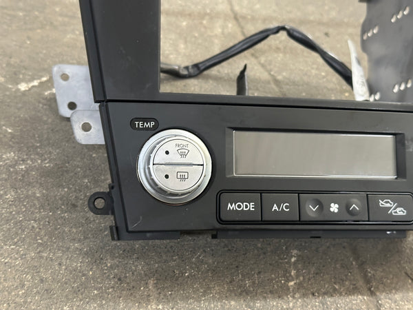 JDM Subaru Legacy 2005-2009 Outback Climate Control Din Dual Double Bezel Hazard