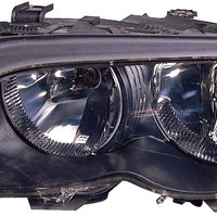 HEAD LAMP LH HALOGEN BLACK HQ